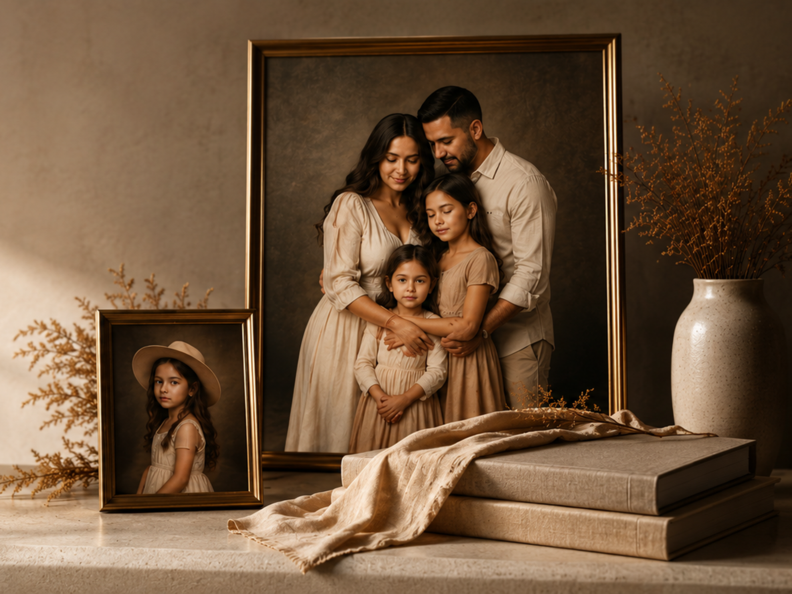 Family portrait session at Katia Studio Co.